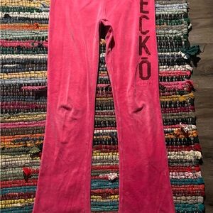 Ecko Unlimited y2k flared Pink Bottoms
